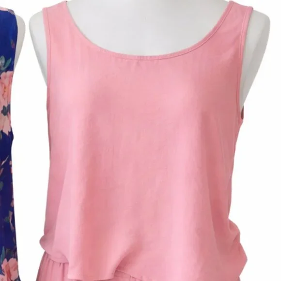 Floral Blue & Pink 2-Piece Outfit – Mix & Match Set - Picture 5 of 9